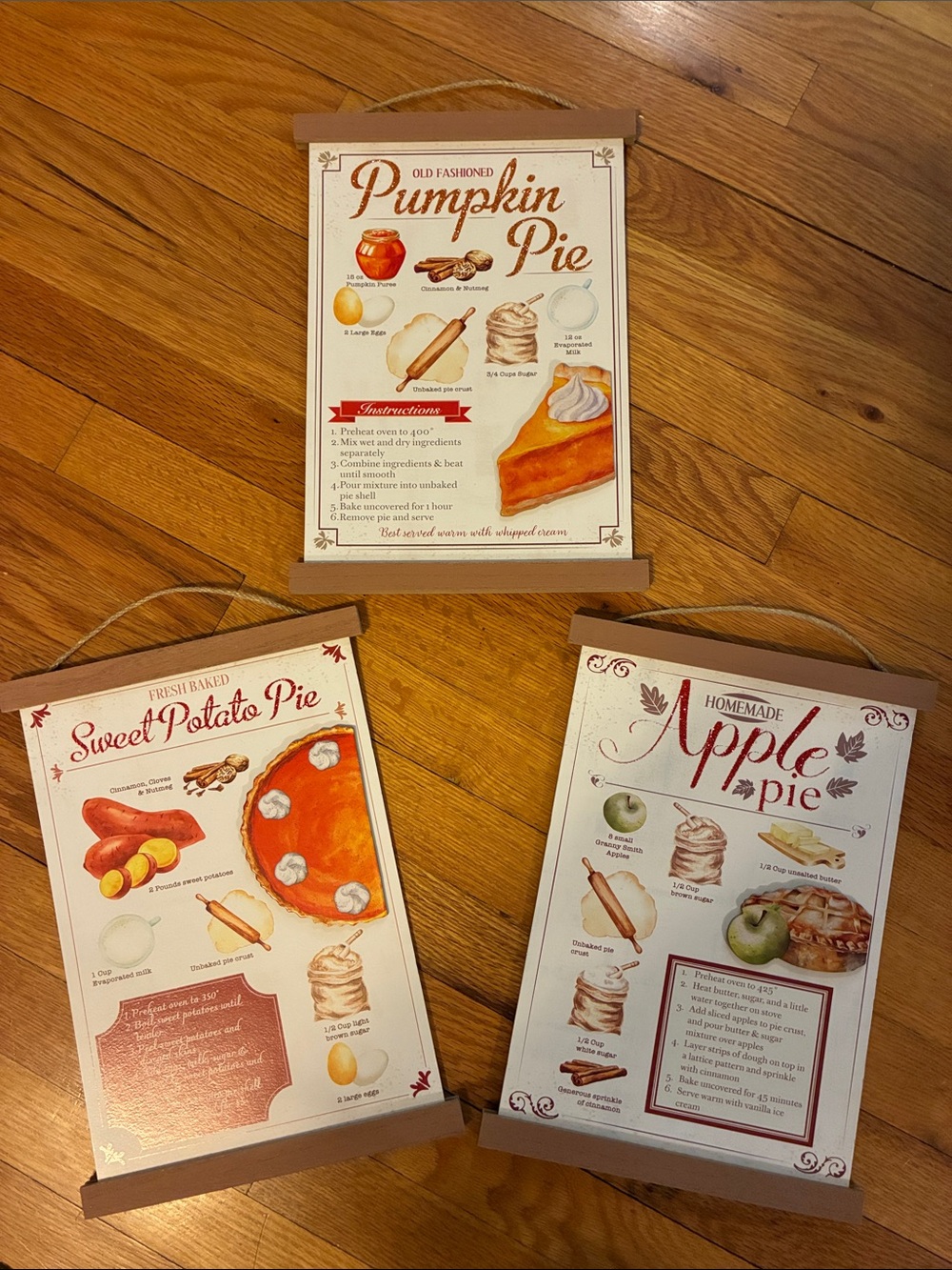 Fall wall hangers
